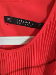 Vorschaubild 5 von Damen Sommerkleid Gr. 36/S Orange Modern Falten