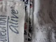 Vorschaubild 6 von Kinder Stoffhose Blumenmuster Weiß Gr. 164 Casual Baumwolle