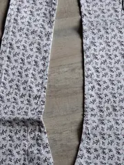 Vorschaubild 5 von Kinder Stoffhose Blumenmuster Weiß Gr. 164 Casual Baumwolle