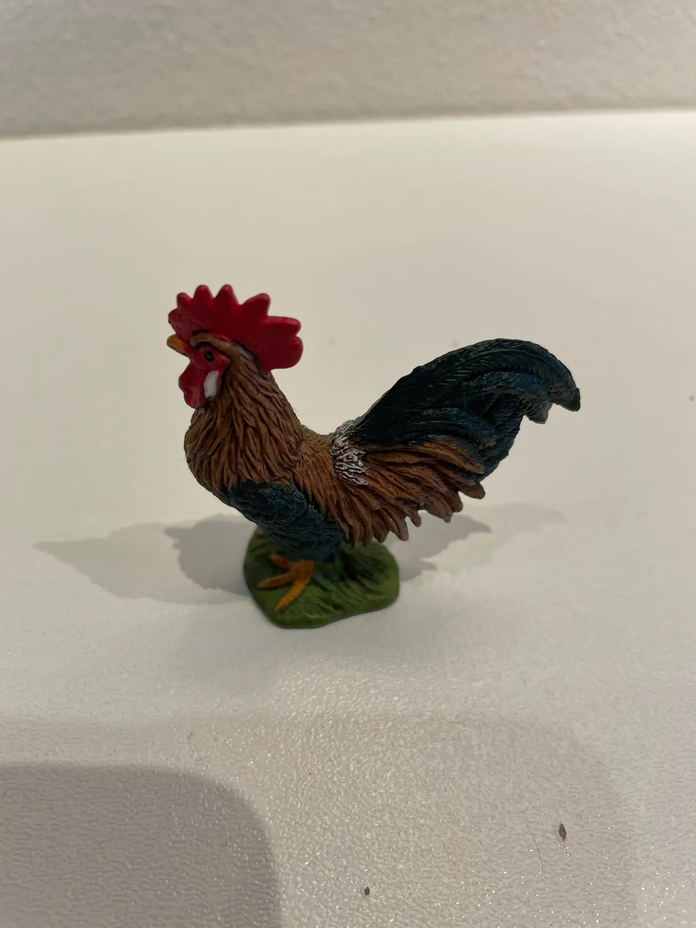 SCHLEICH Spielfigur Hahn Mehrfarbig Bauernhof Tier Figur Spielzeug Kinder