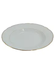 Vorschaubild 1 von Sammelteller DIADEM Weiß Goldrand Porzellan 24cm Elegant