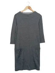 Vorschaubild 1 von MARC O POLO Damen Blusenkleid Gr. 36/S Grau Wolle Baumwolle Casual