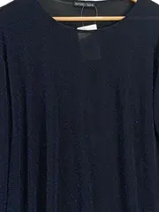 Vorschaubild 2 von Langarmshirt Damen Gr. 40/L Blau Elegant Glitzer Party Shirt