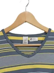 Vorschaubild 3 von Herren Schlafanzug Set Langarmshirt Hose Gr. 38 Mehrfarbig Gestreift