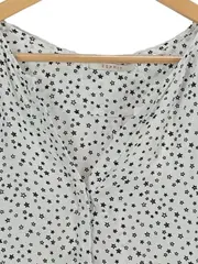 Vorschaubild 6 von Damen Bluse Sternenmuster Gr. 36/S Langarm Casual Polyester