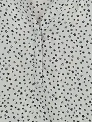 Vorschaubild 4 von Damen Bluse Sternenmuster Gr. 36/S Langarm Casual Polyester