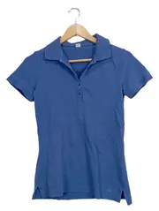 Vorschaubild 1 von Damen Poloshirt Basic Blau Gr. 36