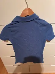 Vorschaubild 2 von Damen Poloshirt Basic Blau Gr. 36