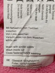 Vorschaubild 5 von Kinder Winterjacke Gr. 62 Rot Casual Gesteppt Kapuze