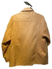 Vorschaubild 2 von Cordjacke Damen Gr. S Beige Baumwolle Oversized Casual