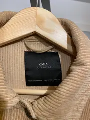 Vorschaubild 6 von Cordjacke Damen Gr. S Beige Baumwolle Oversized Casual
