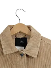 Vorschaubild 5 von Cordjacke Damen Gr. S Beige Baumwolle Oversized Casual