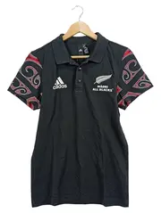 Vorschaubild 1 von Maori All Blacks Rugby Poloshirt Herren S Schwarz Sportlich