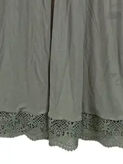 Vorschaubild 4 von Damen Sommerkleid Gr. 36 schulterfrei mit Spitze Oliv Feminin