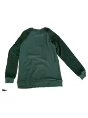 Vorschaubild 2 von Damen Sweatshirt Grün Gr. 38/M Langarm Casual Oberteil