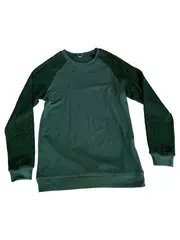 Vorschaubild 1 von Damen Sweatshirt Grün Gr. 38/M Langarm Casual Oberteil