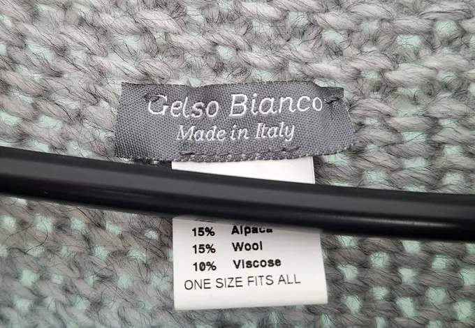GELSO BIANCO Poncho Bild 3