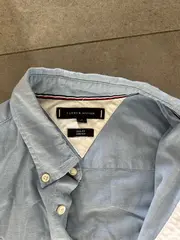 Vorschaubild 2 von Herren Business Hemd Langarm Blau Gr. 48/M Slim Fit