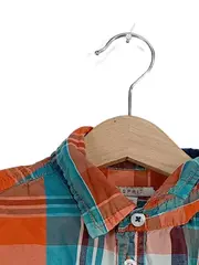 Vorschaubild 2 von Kinder Hemdbluse kariert Kurzarm Mehrfarbig Gr. 116x122 Casual