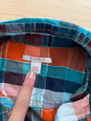 Vorschaubild 5 von Kinder Hemdbluse kariert Kurzarm Mehrfarbig Gr. 116x122 Casual