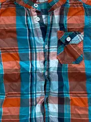 Vorschaubild 4 von Kinder Hemdbluse kariert Kurzarm Mehrfarbig Gr. 116x122 Casual