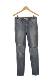 Vorschaubild 1 von LEVIS Damen Destroyed Jeans W28 Blau Casual Ripped Denim Hose