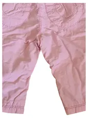Vorschaubild 3 von Baby Mädchen Stoffhose Gr. 68 Rosa Rüschen Baumwolle