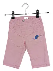 Vorschaubild 1 von Baby Mädchen Stoffhose Gr. 68 Rosa Rüschen Baumwolle
