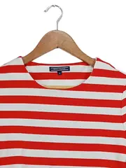Vorschaubild 2 von Damen Langarmshirt gestreift Rot Weiß XL Maritim