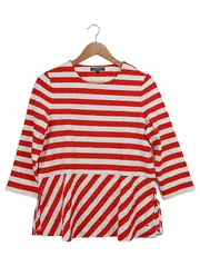 Vorschaubild 1 von Damen Langarmshirt gestreift Rot Weiß XL Maritim