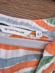 Vorschaubild 7 von Damen T-Shirt abstraktes Muster Gr. 42 Viskose Mehrfarbig Modern