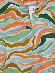 Vorschaubild 5 von Damen T-Shirt abstraktes Muster Gr. 42 Viskose Mehrfarbig Modern