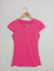 Vorschaubild 1 von HUNKEMÖLLER Sport Shirt Damen 38/M Rosa HKMX Fitness Laufshirt Kurzarm