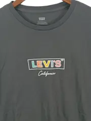 Vorschaubild 4 von California Herren T-Shirt Grau Gr. M Logo Print Kurzarm