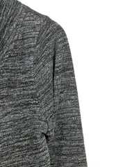 Vorschaubild 7 von Damen Sweatjacke Gr. 34/XS Grau Meliert Reißverschluss Logo