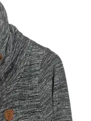 Vorschaubild 5 von Damen Sweatjacke Gr. 34/XS Grau Meliert Reißverschluss Logo