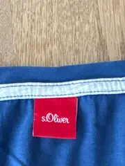 Vorschaubild 4 von Herren T-Shirt Basic V-Ausschnitt Blau XL