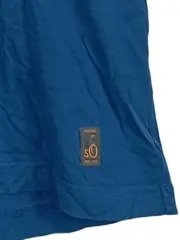 Vorschaubild 3 von Herren T-Shirt Basic V-Ausschnitt Blau XL