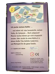 Vorschaubild 2 von Ich packe meinen Koffer Kartenspiel Merkspiel Kinder ab 5 Jahre