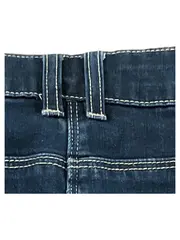 Vorschaubild 4 von Damen Jeansrock Gr. 40 Blau Casual Midirock Baumwolle