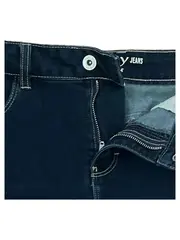 Vorschaubild 3 von Damen Jeansrock Gr. 40 Blau Casual Midirock Baumwolle