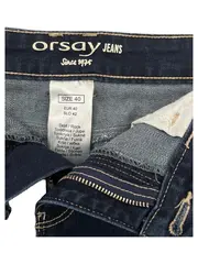 Vorschaubild 7 von Damen Jeansrock Gr. 40 Blau Casual Midirock Baumwolle
