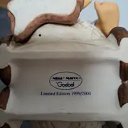 Vorschaubild 4 von Nina Marco Porzellan Figur Kind mit Katze Nostalgisch Mehrfarbig 10cm