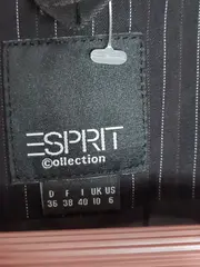 Vorschaubild 6 von Blazer Damen Nadelstreifen Grau Gr. 36 Business Sakko Langarm