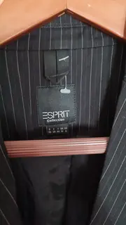 Vorschaubild 7 von Blazer Damen Nadelstreifen Grau Gr. 36 Business Sakko Langarm