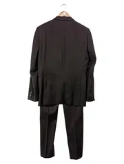 Vorschaubild 2 von Herren Anzug Business Braun Gestreift Gr. 94