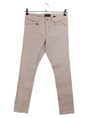 Vorschaubild 1 von Woman Damen Stoffhose Rosa Gr. 40 Slim Fit Baumwolle Stretch