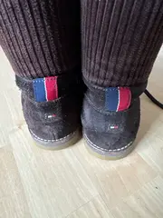 Vorschaubild 2 von Damen Stiefelette Gr. 39 Braun Wildleder Casual Schnürstiefel