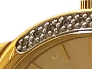 Vorschaubild 4 von TCM Damen Armbanduhr Elegant Gold Strasssteine Alltag 20cm