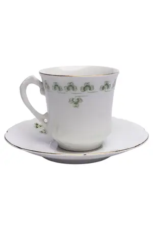 PORZELLANIST Tasse und Unterteller